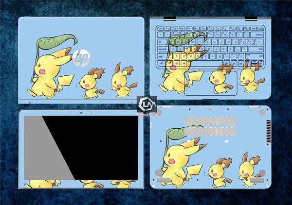 Ảnh đại diện sản phẩm skin laptop pikachu